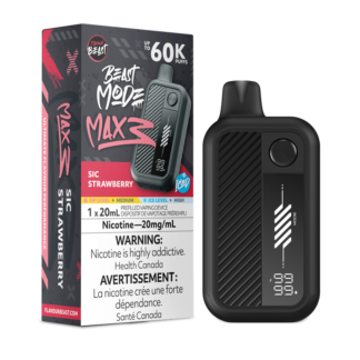 Flavour Beast Mode Max 3 60K – Sic Strawberry Iced