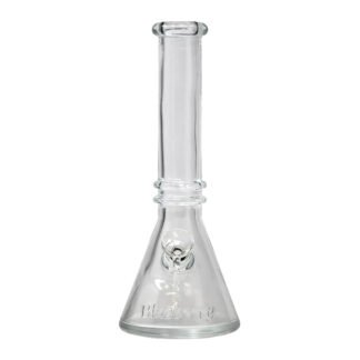 10″ Blueberry Double Ring Soft Glass Beaker Bong