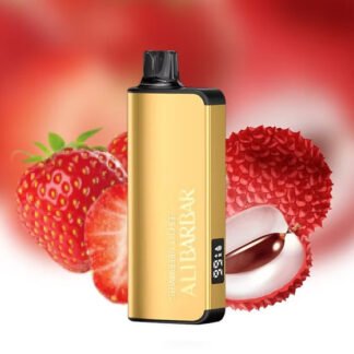 ALIBARBAR INGOT 9000 PUFF - STRAWBERRY LYCHEE