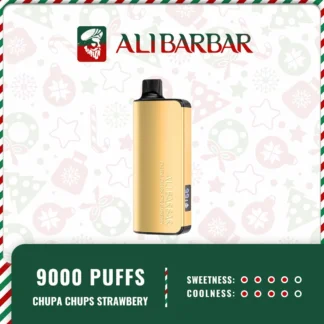 Alibarbar Ingot 9000 Puffs – Chupa Chups Strawberry