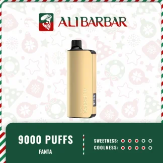 Alibarbar Ingot 9000 Puffs – Fanta Ice