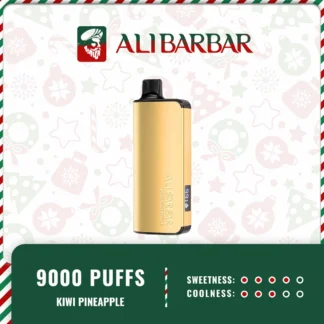 Alibarbar Ingot 9000 Puffs – Kiwi Pineapple Ice