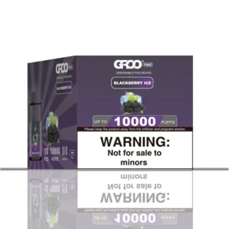 Groo Max Blackberry Ice Vape 10-Pack