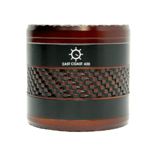 EC420 Weaving Wood Style 63mm 4 Piece Grinder  – Black