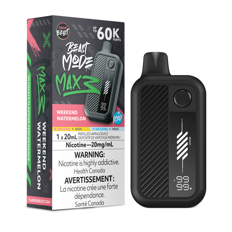 Flavour Beast Mode Max 3 60K – Weekend Watermelon Iced