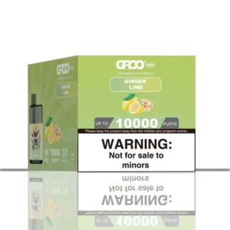 Groo Max Ginger Lime Vape 10-Pack
