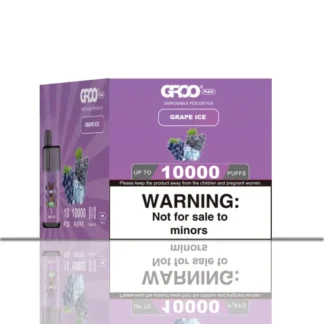 Groo Max Grape Ice Vape 10-Pack