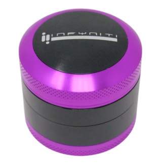 Infyniti Convex 50mm 4-Piece Grinder – Purple