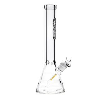 16″ 9mm Preemo Clear Embossed Logo Beaker Bong