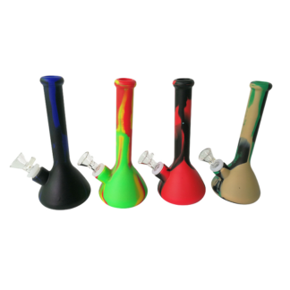8″ Silicone Beaker w/ Glass Bowl