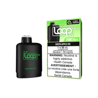 STLTH Loop Max 70k Pod – Green Apple Ice
