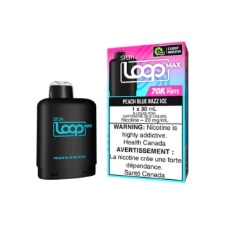 STLTH Loop Max 70k Pod – Peach Blue Razz Ice