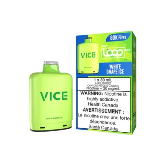 STLTH LOOP MAX x VICE 80K Pod – White Grape Ice