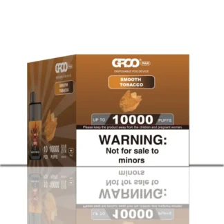 Groo Max Smooth Tobacco Vape 10-Pack