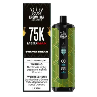 Al Fakher Crown Bar Mega Max 75K – Summer Dream