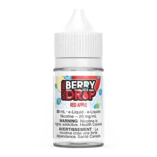 Berry Drop Ice Salt Nic E-Liquid – Red Apple 30ml