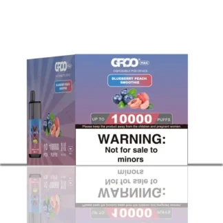 Groo Max Blueberry Peach Smoothie Vape 10-Pack