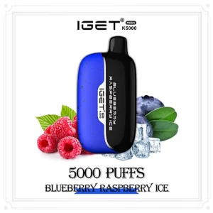 Blueberry Raspberry Ice – IGET Moon 5000 Puffs
