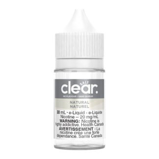 Clear Salt Nic E-liquid – Natural 30ml