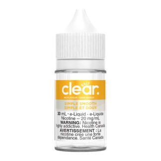 Clear Salt Nic E-liquid – Simple Smooth 30ml