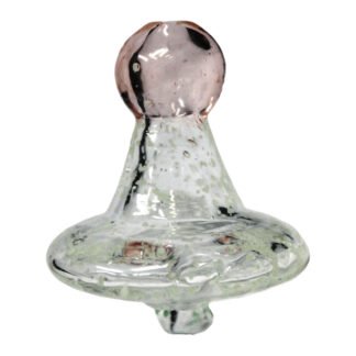 Directional Flow UV Glass Carb Cap Glow – Dark Pink