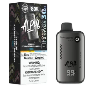 Flavour Beast Alpha 80K – STR8 UP Strawberry Banana Iced