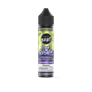 Flavour Beast Sour Gushin’ – S. Blueberry Grape 60ml Salt
