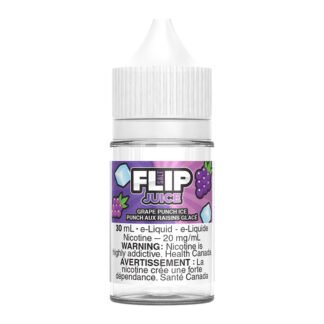 Flip Juice Salt-Nic E-Liquid – Grape Punch Ice 30ml