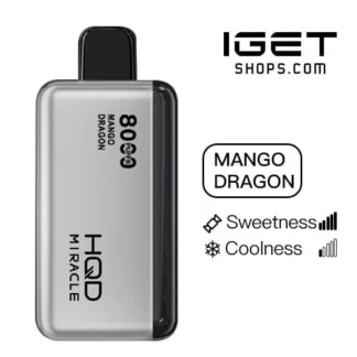 HQD Miracle 8000 – Mango Dragon