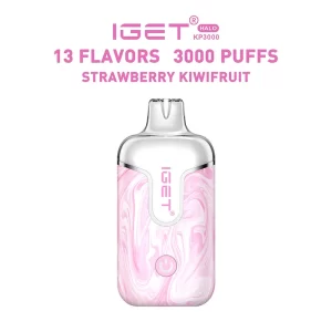 Strawberry Kiwifruit – IGET Halo Vape Kit 3000 Puffs