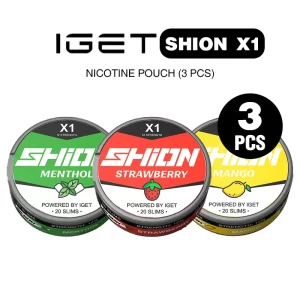 IGET SHION X1 Nicotine Pouch Bundle (3PCS)