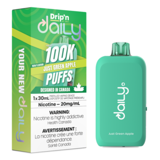 Drip’n by Envi Daily 100K – Just Green Apple