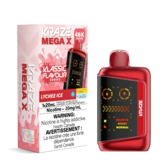 Kraze Mega X Classic – Lychee Ice