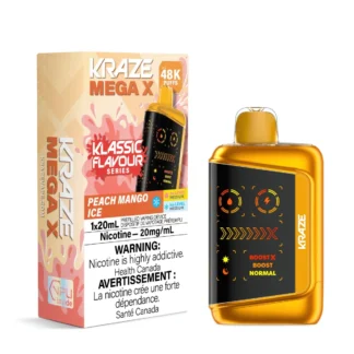 Kraze Mega X Classic – Peach Mango Ice