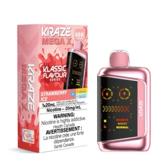 Kraze Mega X Classic – Strawberry Ice