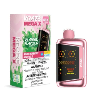 Kraze Mega X Classic – Strawberry Kiwi Ice