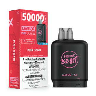 Level X Flavour Beast G2 Ultra 50K Pod – Pink Bomb Iced