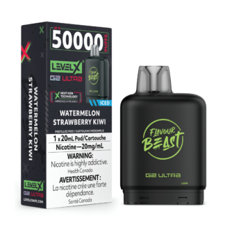 Level X Flavour Beast G2 Ultra 50K Pod – Watermelon Strawberry Kiwi Iced