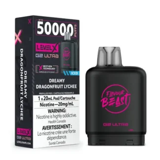 Level X Flavour Beast G2 Ultra 50K Pod – Dreamy Dragonfruit Lychee Iced