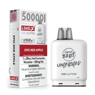 Level X Flavour Beast Unleashed G2 Ultra 50K Pod – Epic Red Apple