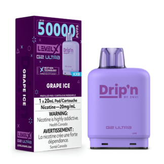 Level X Drip’n G2 Ultra 50K Pod – Grape Ice