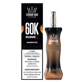 Al Fakher Crown Bar Cloud X 60K – Mango Ice