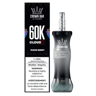 Al Fakher Crown Bar Cloud X 60K – Mixed Berry