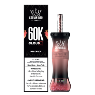Al Fakher Crown Bar Cloud X 60K – Peach Ice