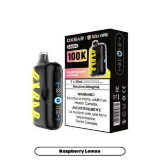 OXBAR x Rocky Vapor G100K – Raspberry Lemon