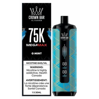 Al Fakher Crown Bar Mega Max 75K – G Mint