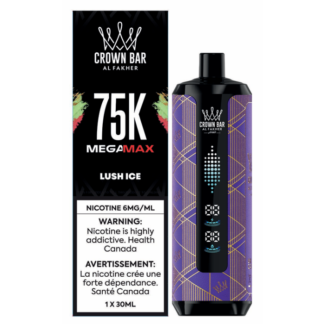 Al Fakher Crown Bar Mega Max 75K – Lush Ice