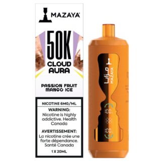 Mazaya Cloud Aura 50K – Passionfruit Mango Ice