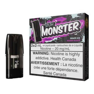 STLTH Monster E-Liquid Pod Pack – Grape Ice